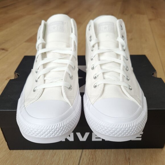 Converse CTAS Malden Street Vintage White Mens Mid Top Sneakers 11.5 Men NWB - Picture 4 of 11